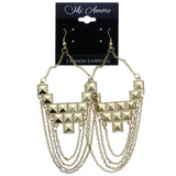 Mi Amore Spike Dangle-Earrings Gold-Tone