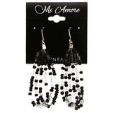 Mi Amore Dangle-Earrings Black/Gray