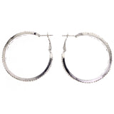 Mi Amore Hoop-Earrings Silver-Tone