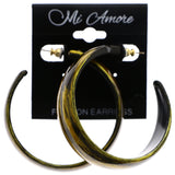 Mi Amore Dangle-Earrings Gold-Tone/Black