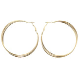 Mi Amore Hoop-Earrings Gold-Tone