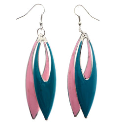 Mi Amore Dangle-Earrings Blue/Pink