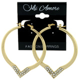 Mi Amore Dangle-Earrings Gold-Tone