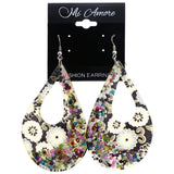 Mi Amore Flower Dangle-Earrings Multicolor