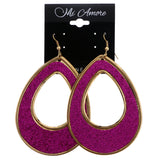 Mi Amore Dangle-Earrings Pink/Gold-Tone