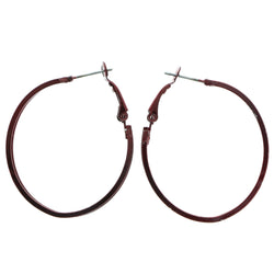 Mi Amore Hoop-Earrings Red