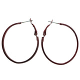 Mi Amore Hoop-Earrings Red