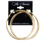 Mi Amore Hoop-Earrings Gold-Tone