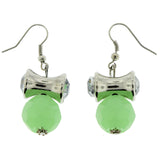 Mi Amore Dangle-Earrings Silver-Tone/Green