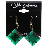 Mi Amore Dangle-Earrings Green/Black