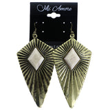 Mi Amore Dangle-Earrings Gold-Tone/White