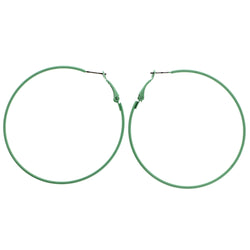 Mi Amore Pastel Hoop-Earrings Green