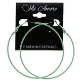 Mi Amore Pastel Hoop-Earrings Green