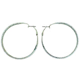 Mi Amore Hoop-Earrings White/Green