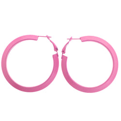 Mi Amore Hoop-Earrings Pink