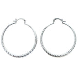 Mi Amore Hoop-Earrings Silver-Tone