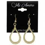 Mi Amore Antiqued Dangle-Earrings Gold-Tone