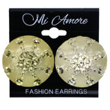 Mi Amore Post-Earrings Yellow