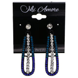 Mi Amore Drop-Dangle-Earrings Blue/Black