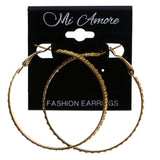 Mi Amore Hoop-Earrings Gold-Tone