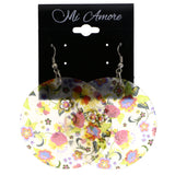 Mi Amore Flower Dangle-Earrings White/Multicolor