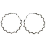 Mi Amore Hoop-Earrings Silver-Tone