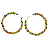 Mi Amore Hoop-Earrings Yellow/Black