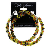 Mi Amore Hoop-Earrings Yellow/Black