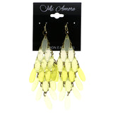 Mi Amore Ombre Chandelier-Earrings Yellow/Gold-Tone