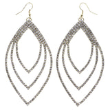 Mi Amore Dangle-Earrings Silver-Tone/Gold-Tone