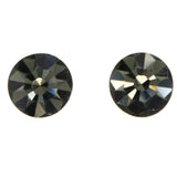 Mi Amore Stud-Earrings Black/Silver-Tone