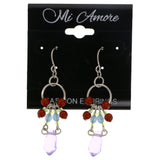 Mi Amore Dangle-Earrings Silver-Tone/Multicolor