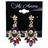 Mi Amore Drop-Dangle-Earrings Multicolor/Gold-Tone