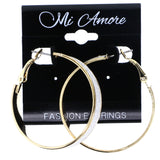Mi Amore Hoop-Earrings Silver-Tone/Gold-Tone