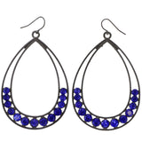 Mi Amore Dangle-Earrings Blue/Dark-Silver