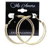 Mi Amore Hoop-Earrings Gold-Tone