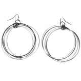 Mi Amore Dangle-Earrings Silver-Tone