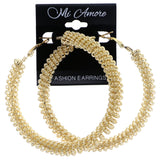 Mi Amore Hoop-Earrings Gold-Tone