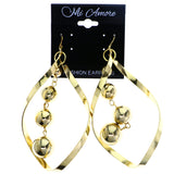 Mi Amore Dangle-Earrings Gold-Tone