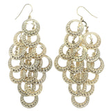 Mi Amore Chandelier-Earrings Gold-Tone