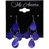 Mi Amore Chandelier-Earrings Blue/Silver-Tone