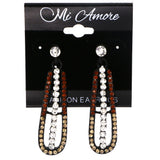 Mi Amore Drop-Dangle-Earrings Brown/Black