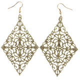 Mi Amore Dangle-Earrings Gold-Tone