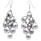 Mi Amore Chandelier-Earrings Silver-Tone