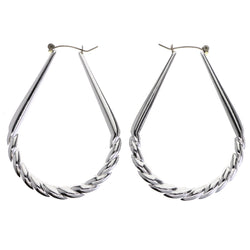 Mi Amore Hoop-Earrings Silver-Tone