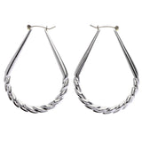 Mi Amore Hoop-Earrings Silver-Tone