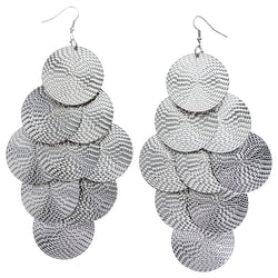 Mi Amore Chandelier-Earrings Silver-Tone