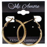 Mi Amore Hoop-Earrings Gold-Tone