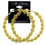 Mi Amore Hoop-Earrings Gold-Tone