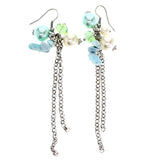 Mi Amore Dangle-Earrings Silver-Tone/Green